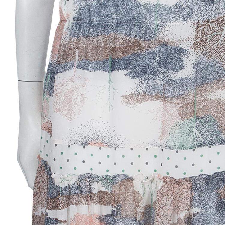 Pre Owned See by Chloe Multicolor Printed Partially Lined Maxi Skirt M