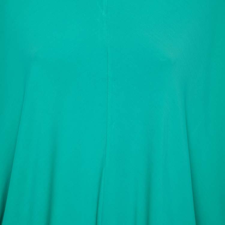 Pre Owned See by Chloe Green Jersey Oversized Draped Top S