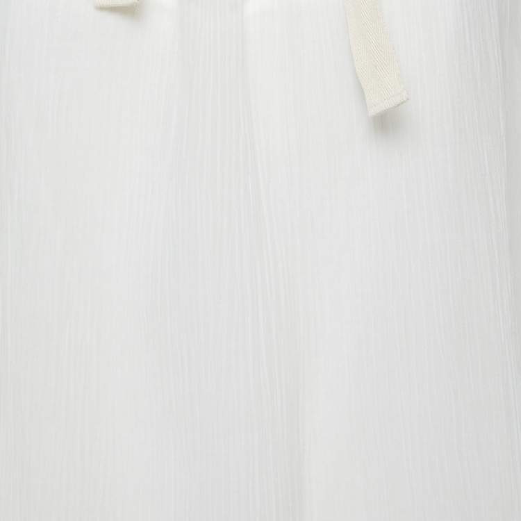 Pre Owned See by Chloe Snow White Cotton & Silk Flared Blouse S