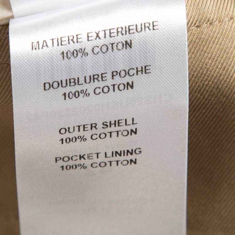Pre Owned See by Chloe Khakhi Cotton Side Button Detail Pleated Shorts L