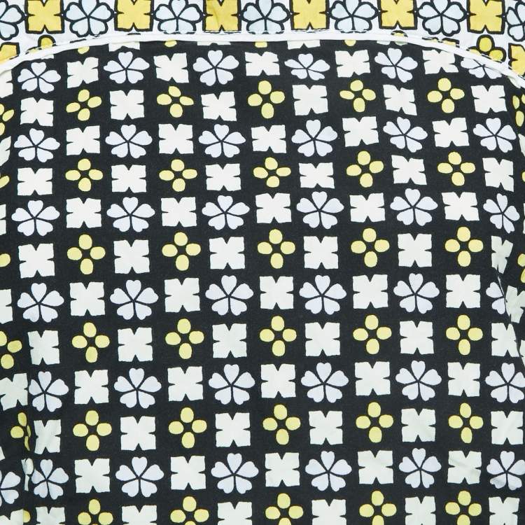 Pre Owned See by Chloe Black All-Over Print Cotton Sleeveless Mini Dress M