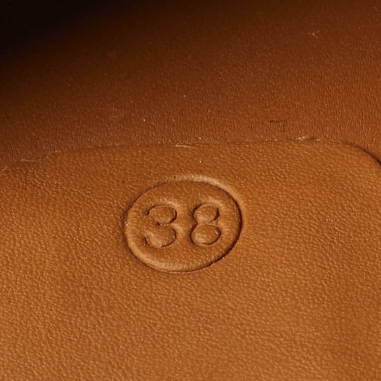 Pre Owned See By Chloe Multicolor Knit Fabric Espadrille Wedge Sandals Size 38