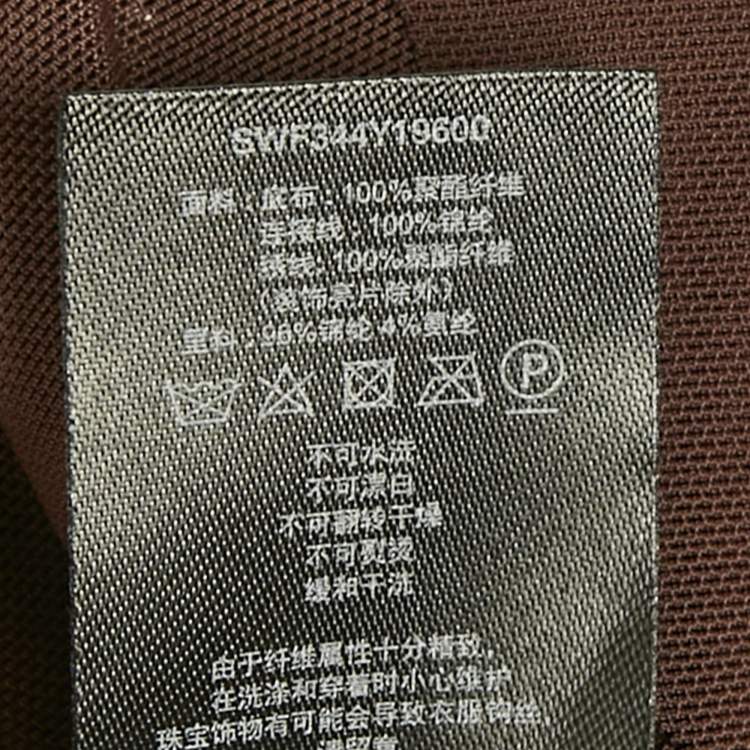 Pre Owned Self-Portrait Brown Sequin Maxi Dress M