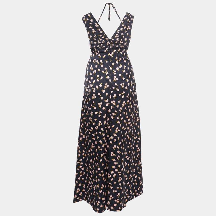 Self portrait sleeveless sales floral printed dress