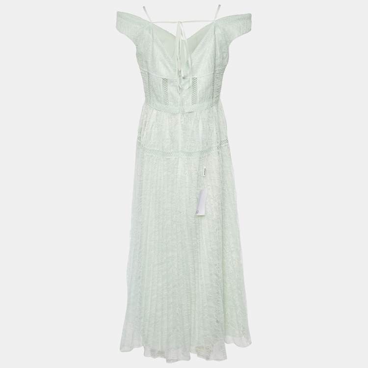 Mint shops green midi dress