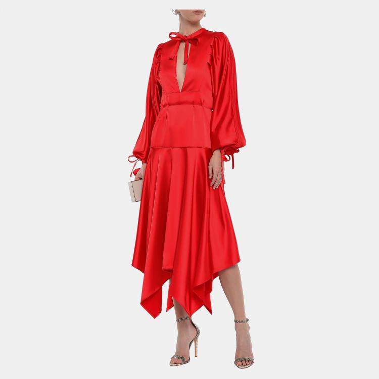 مملوكة مسبقًا Self Portrait Polyester Midi Dress 6