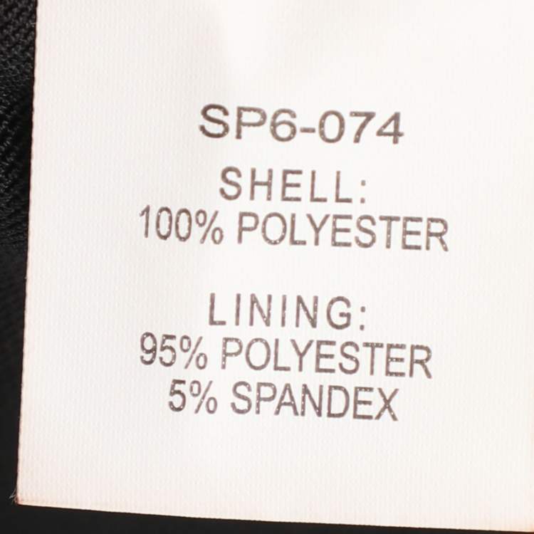 Pre Owned Self-Portrait Black Guipure Lace Sleeveless Midi Dress M