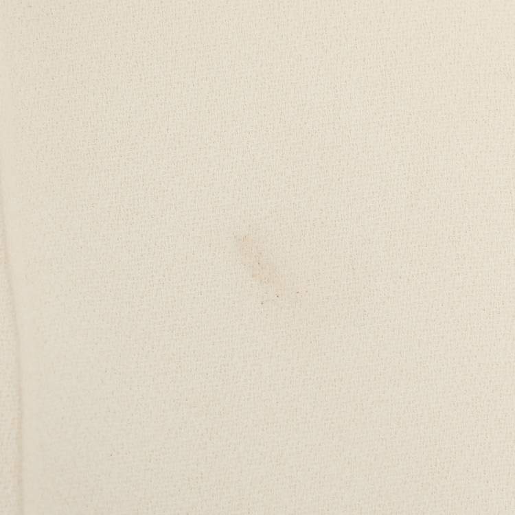 مملوكة مسبقًا Self-Portrait Cream Crepe Palazzo Trousers M