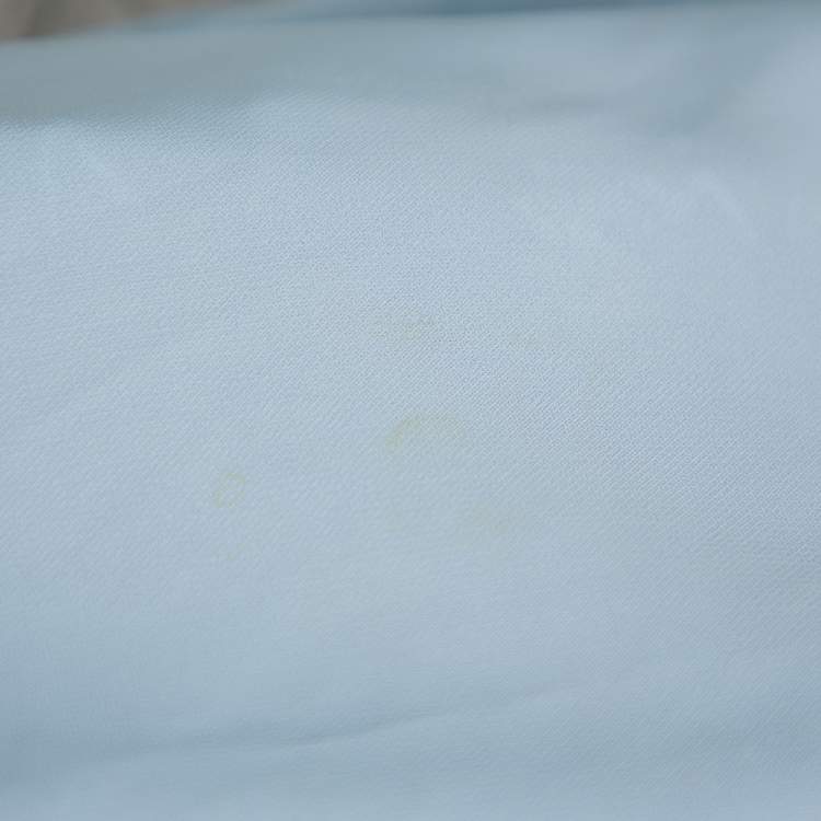 Pre Owned Self Portrait Blue Floral Embroidered Layered Florentine Maxi Dress M