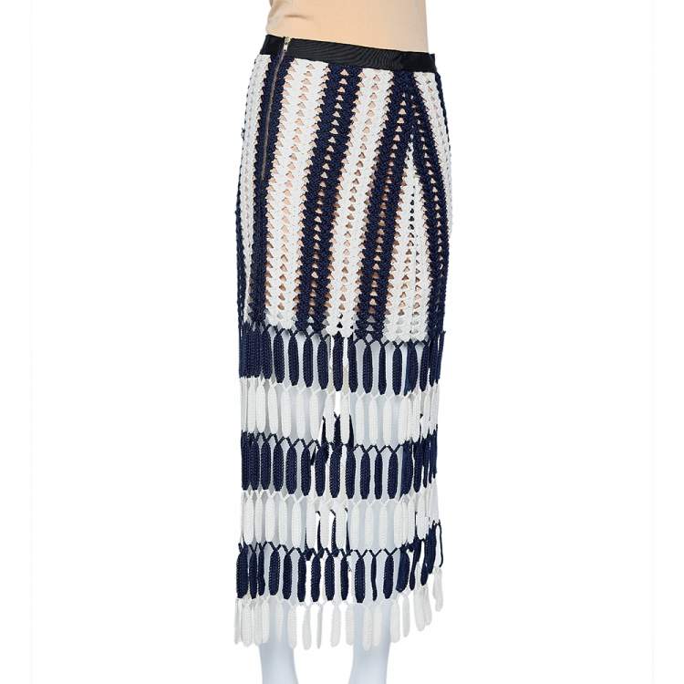 Louis Vuitton Crochet Knit Skirt