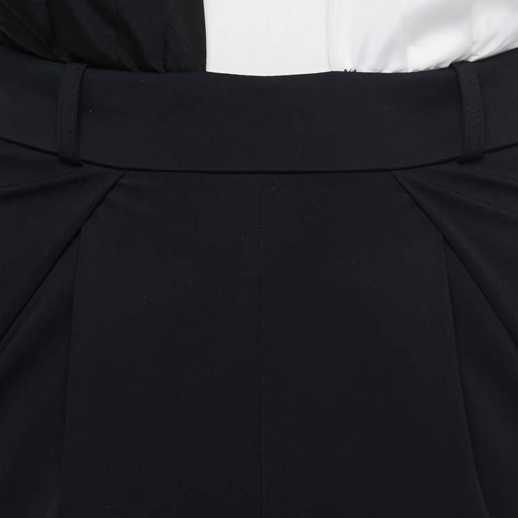 Pre Owned Self-Portrait Monochrome Cross Front Neck Jumpsuit S