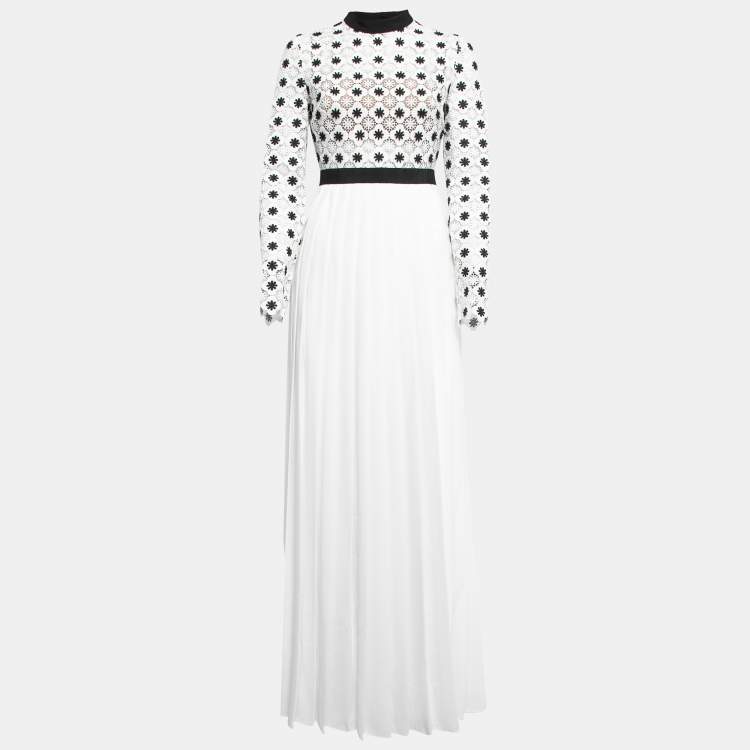 self-portrait Crêpe maxi dress ホワイト SS25-921X-W_2.jpg?v=1742381256