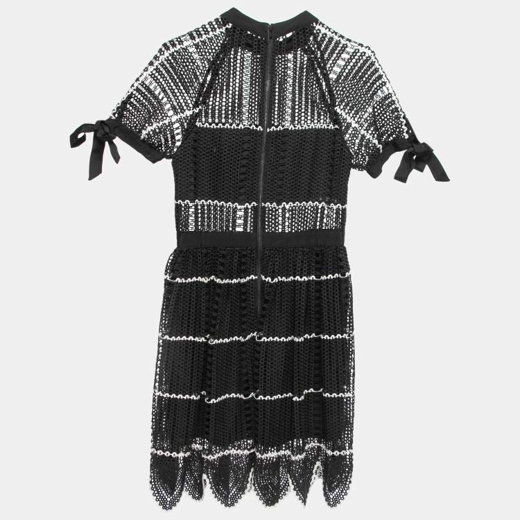 Self portrait clearance crochet dress