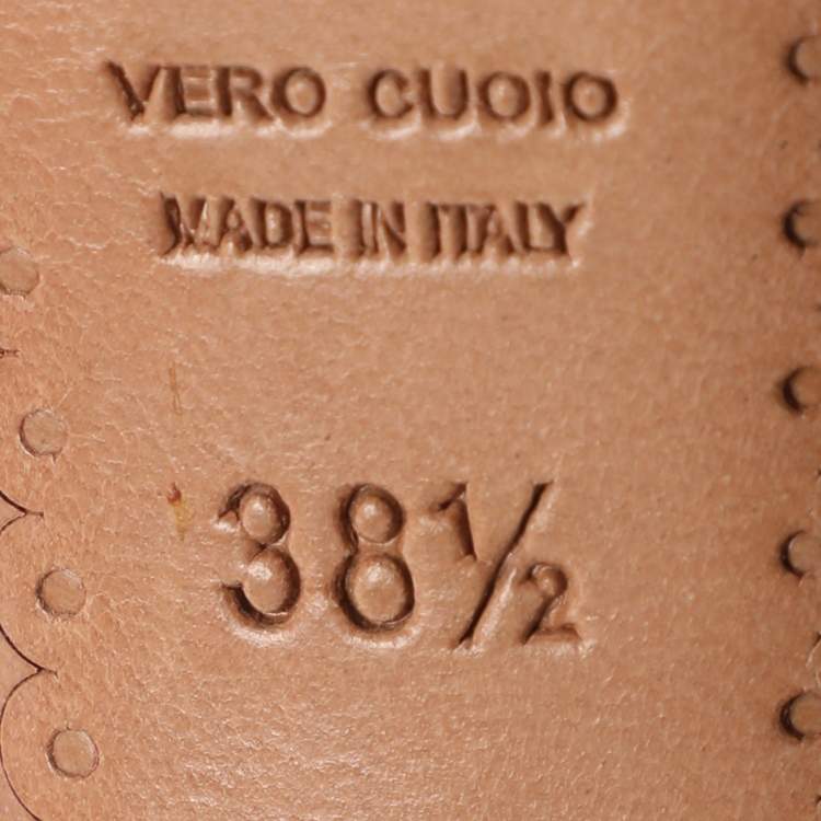 Pre Owned Sergio Rossi Metallic Green Leather Stone Embellished Ankle Strap Sandals Size 38.5