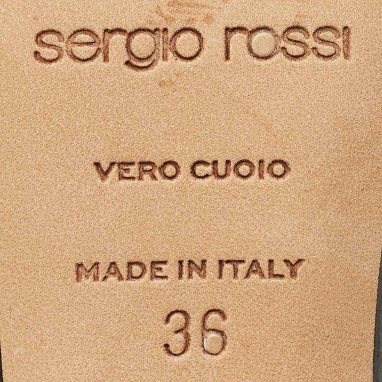 Pre Owned Sergio Rossi Cream Satin Rose Pearl Applique Pumps Size 36