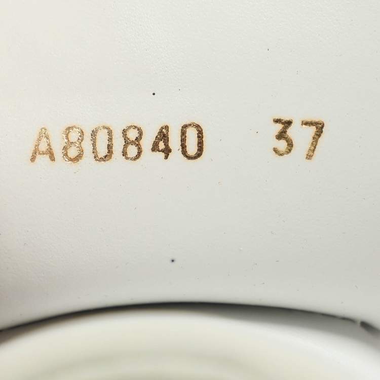 Pre Owned Sergio Rossi SR1 Size 37 White Leather, Mesh and Suede Low Top Sneakers