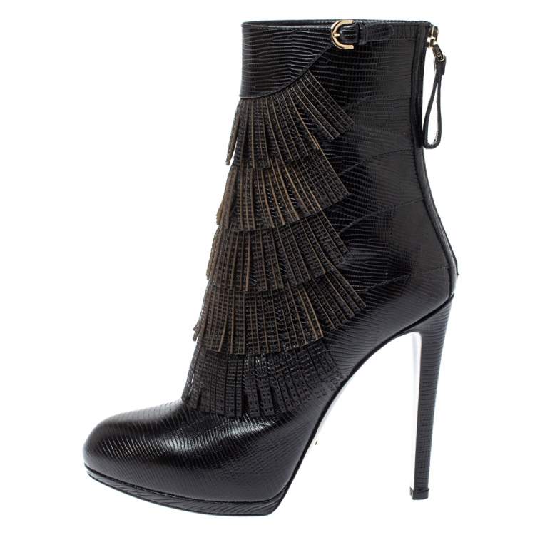 sergio rossi fringe boots