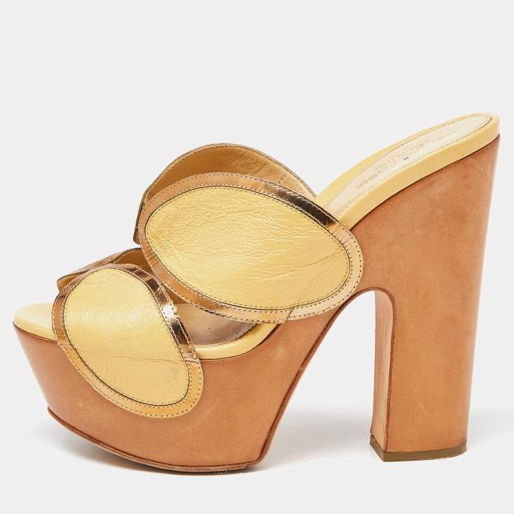 個性溢れるミュール【Sergio Rossi】sr Alicia Platform-Sandals 個性溢れるミュール【Sergio Rossi】sr Alicia Platform-Sandals