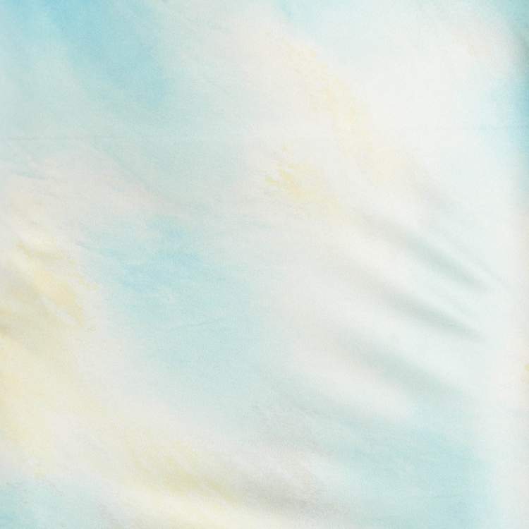 مملوكة مسبقًا Ser.o.ya Blue Abstract Print Satin Silvana Maxi Skirt XS