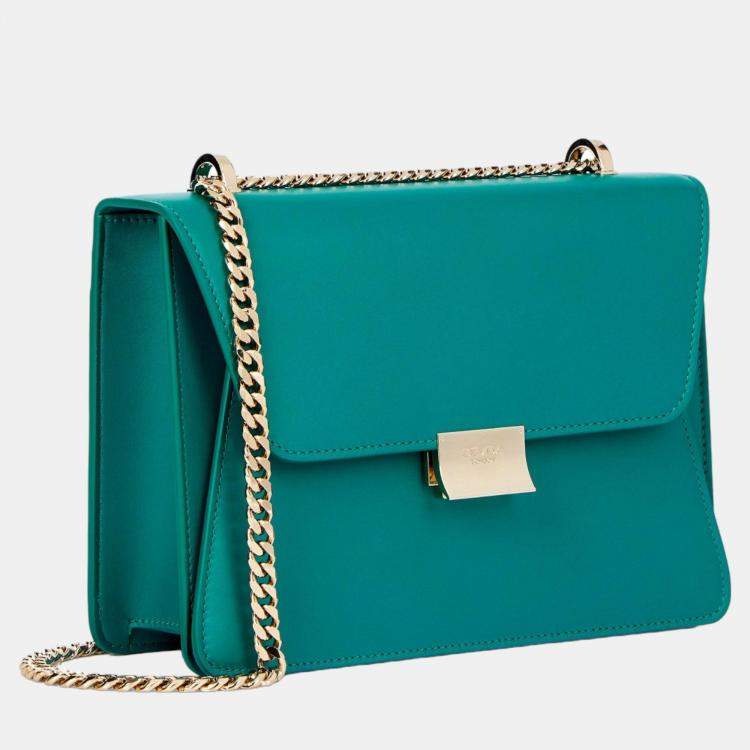 Sevda London Kate Shoulder Bag Emerald Green Shoulder Bag Sevda