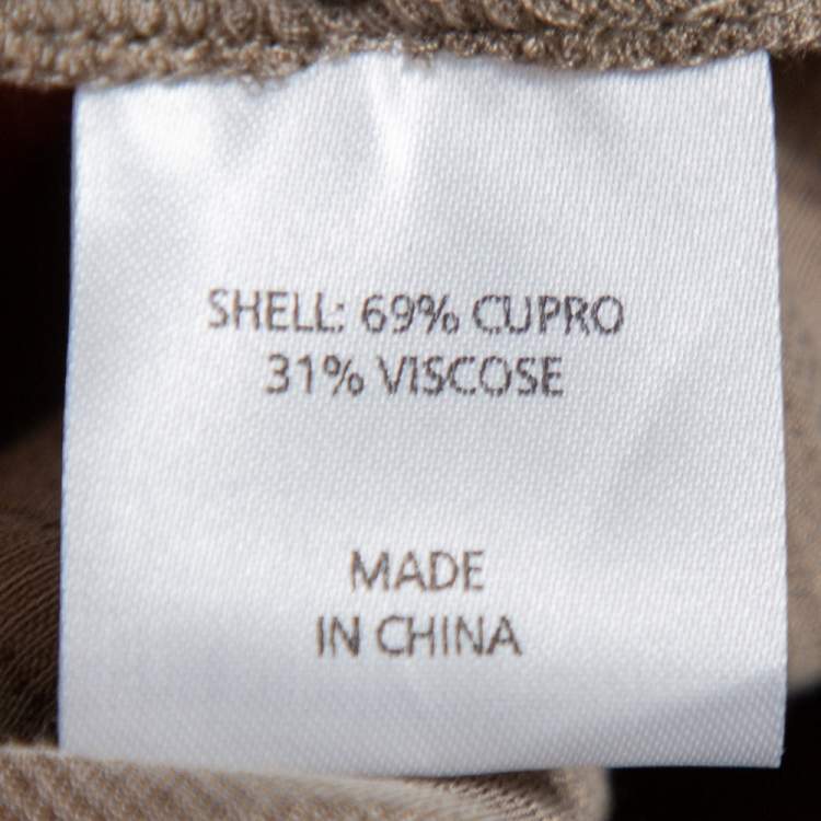 Pre Owned Shona Joy Olive Green Textured belted Elton Joggers M