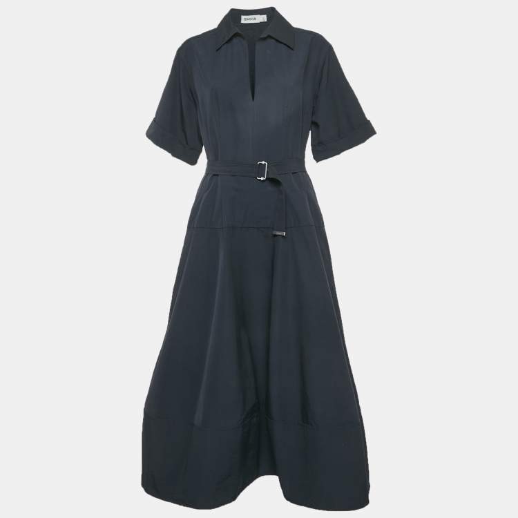 Pre Owned Simkhai Navy-Blue Cotton Maxi Dress M
