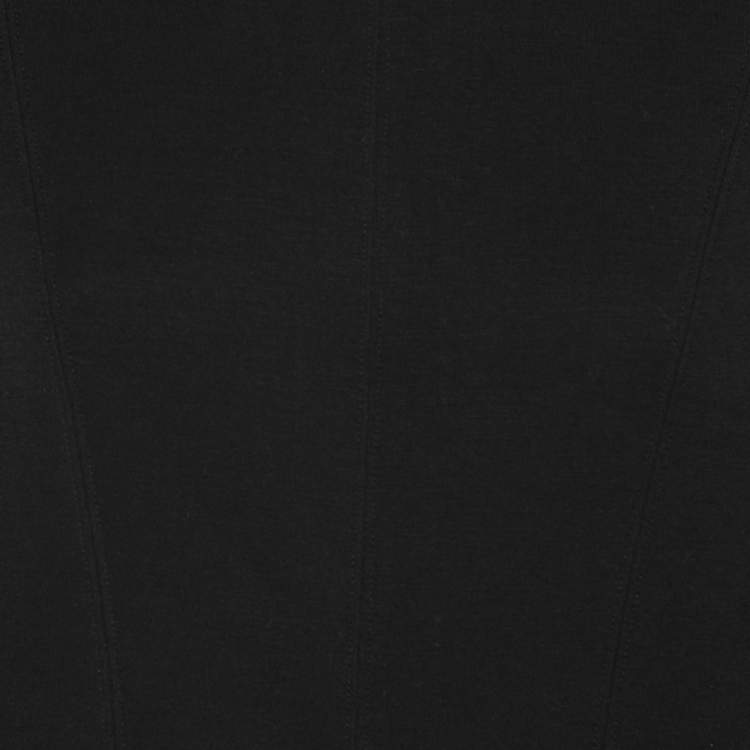Pre Owned S'Max Mara Black Jersey Pensile Midi Dress XL
