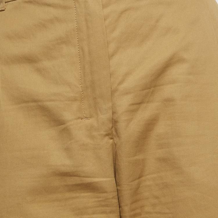 Pre Owned S'Max Mara Beige Cotton Culottes M