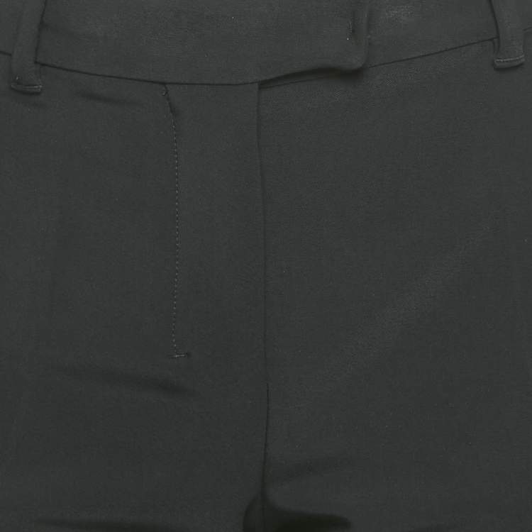 Pre Owned S'Max Mara Black Crepe Tailored Trousers M