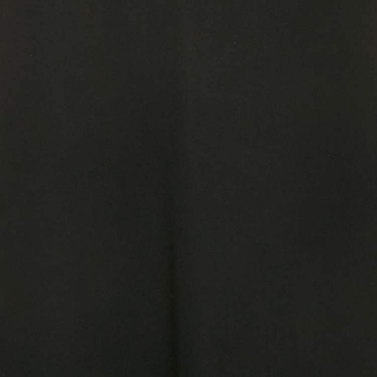 Pre Owned S'Max Mara Black Crepe V-Neck Sleeveless Mini Dress M
