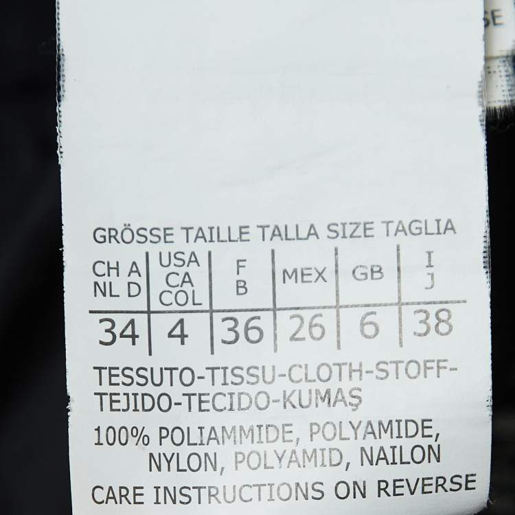 Pre Owned S'Max Mara Black Nylon Zip Front Hooded Timeless Vest S 