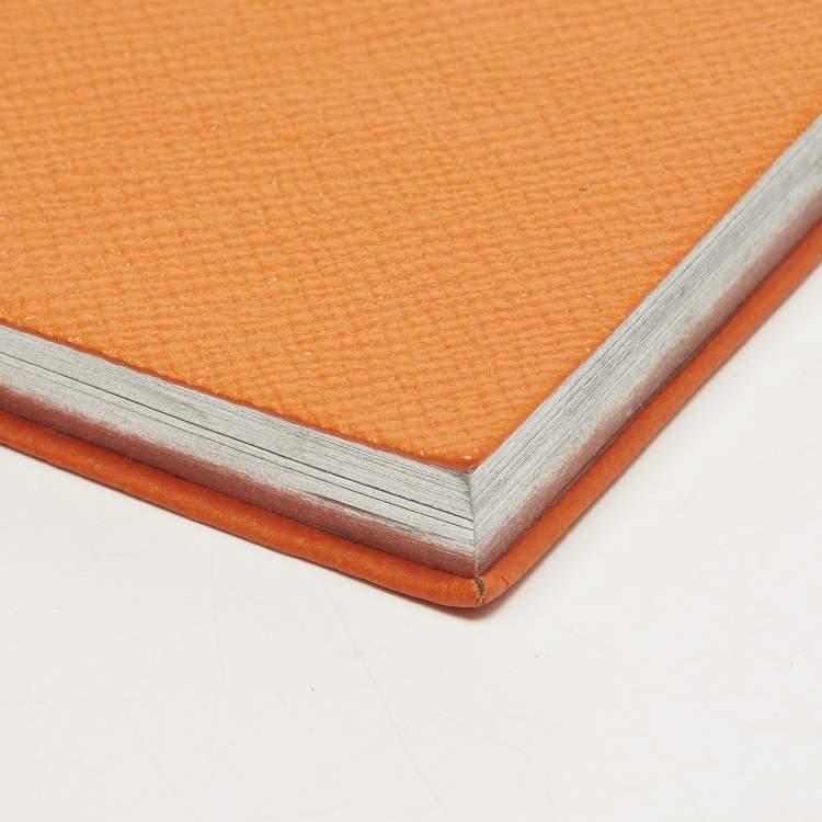 Pre Owned دفتر سميسثون كليركينويل كليك جلد برتقالي