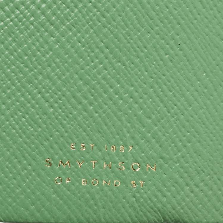Pre Owned Smythson Fashion Planner Green Leather