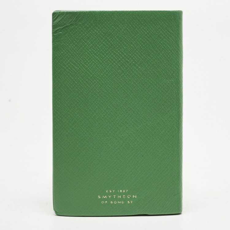 Pre Owned Smythson Fashion Planner Green Leather