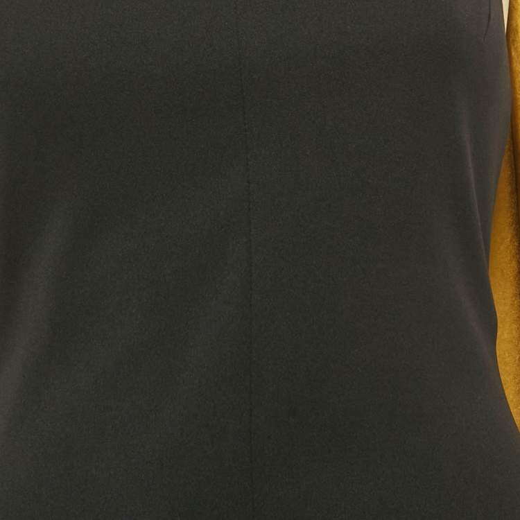 Pre Owned Solace London Black Crepe Dahlia Maxi Dress S