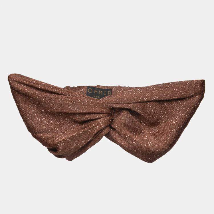 Pre Owned  Sommer Swim Brown Lurex Knit 3 Piece Set One Size