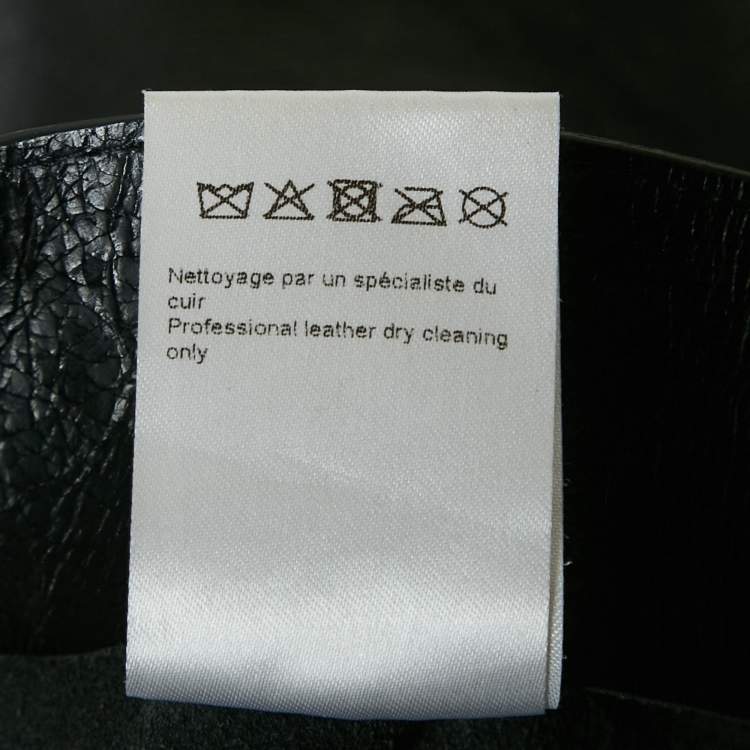 مملوكة مسبقًا Sonia Rykiel Black Leather Buttoned Mini Skirt M