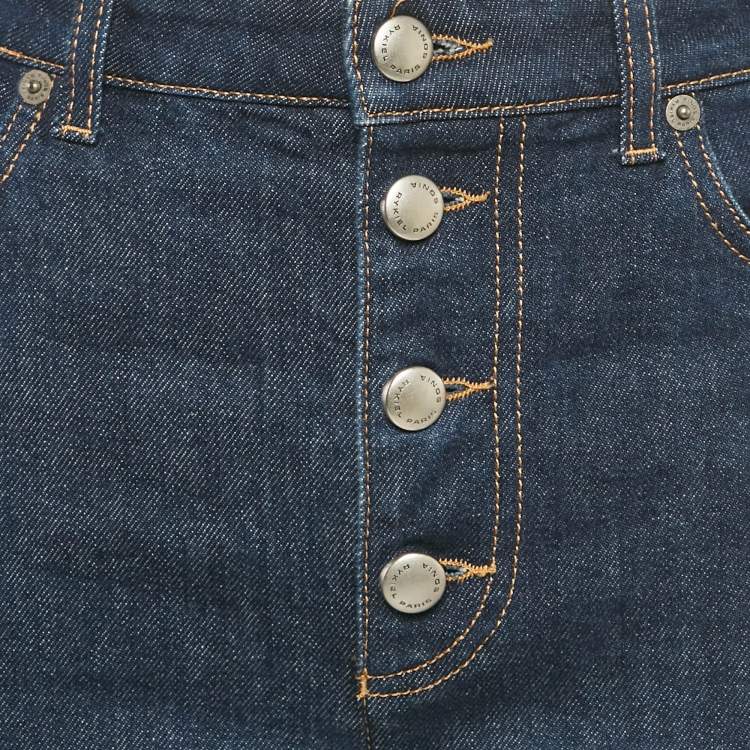 Pre Owned Sonia Rykiel Blue Denim Flared Jeans M/Waist 30"