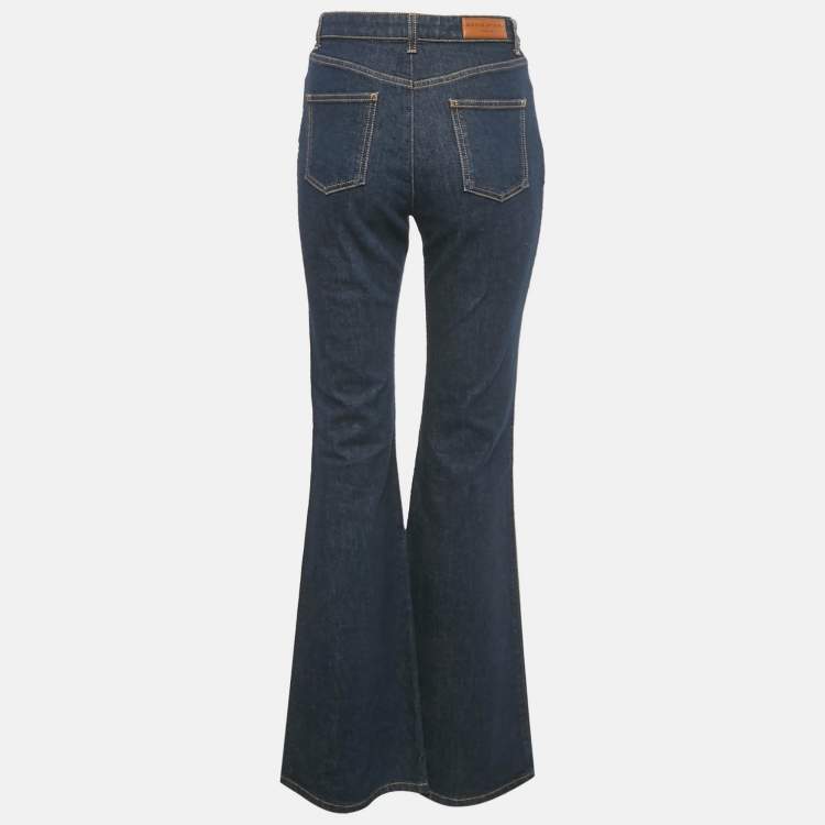 Pre Owned Sonia Rykiel Blue Denim Flared Jeans M/Waist 30"