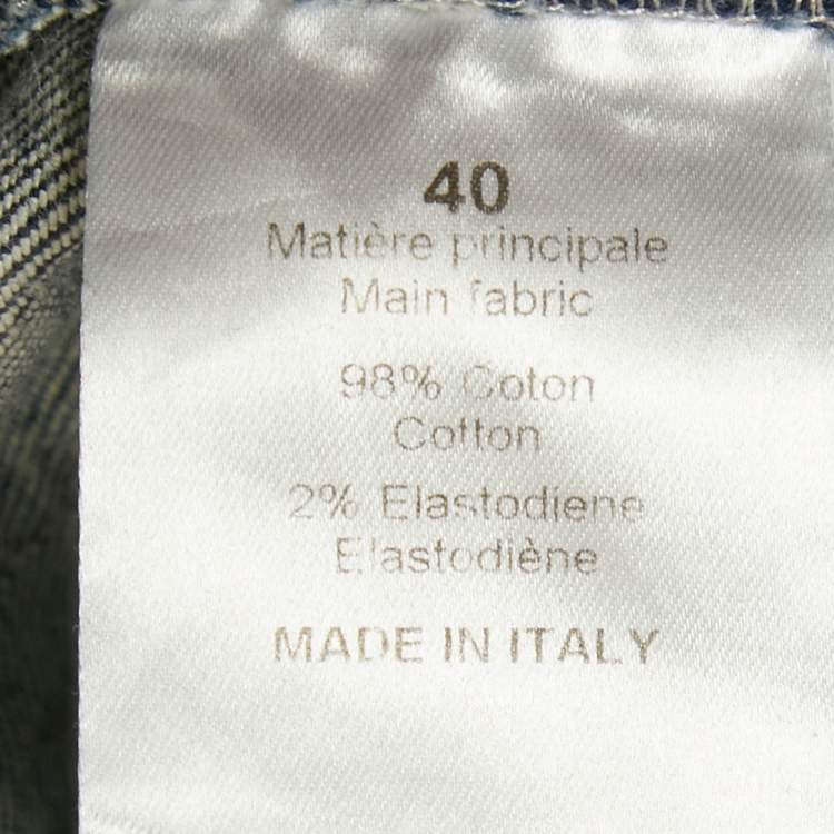 Pre Owned Sonia Rykiel Blue Denim Flared Jeans M/Waist 30"