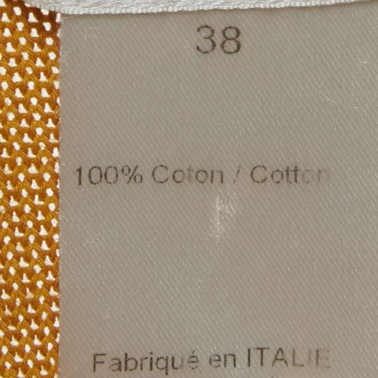 Pre Owned Sonia Rykiel Yellow Knit Sleeveless Jumpsuit M