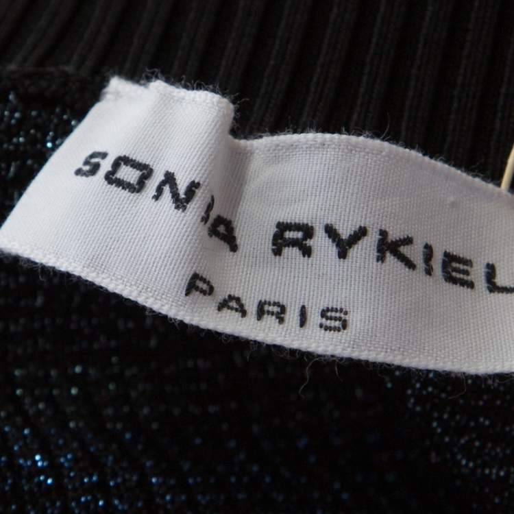 Pre Owned Sonia Rykiel Multicolor Metallic Striped Maxi Skirt S