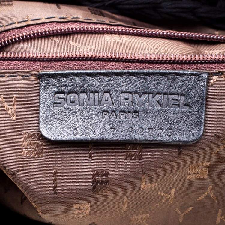 Pre Owned Sonia Rykiel Multicolor Floral Crochet Hobo