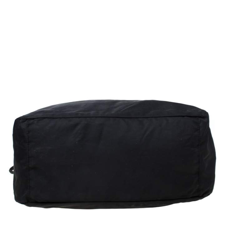 Pre Owned Sonia Rykiel Black Nylon Drawstring Shoulder Bag
