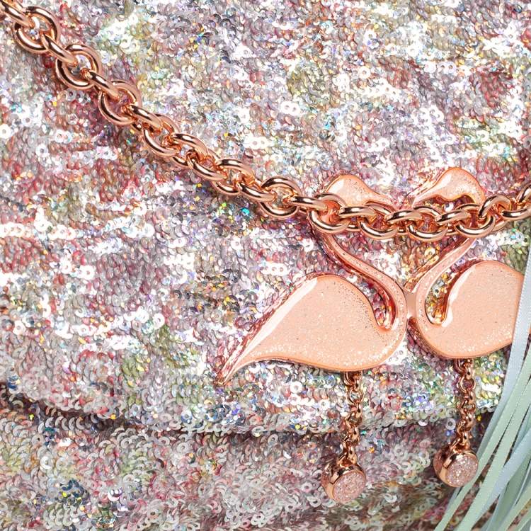 Pre Owned Sophia Webster Multicolor Sequin Flap Shoulder Bag