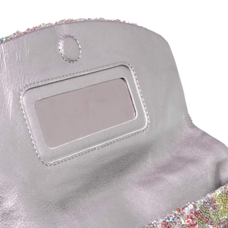 Pre Owned Sophia Webster Multicolor Sequin Flap Shoulder Bag