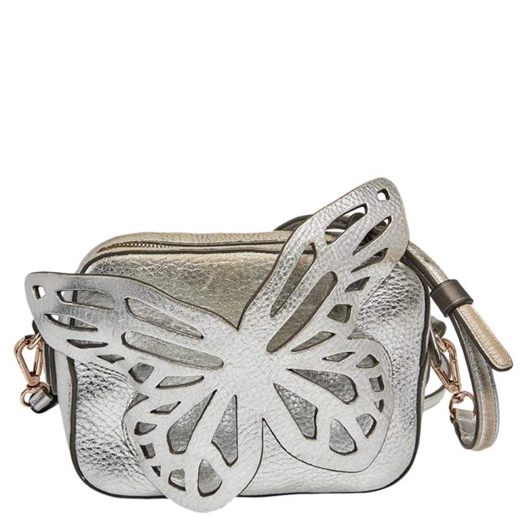 Sophia Webster Fuchsia Flossy Butterfly Camera Bag at FORZIERI
