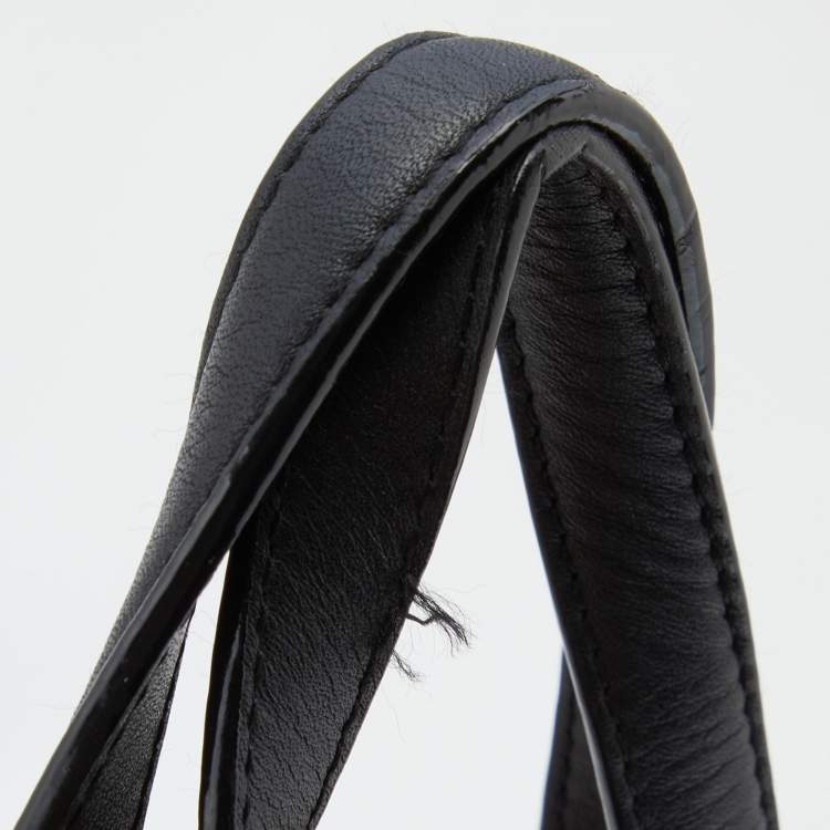 Pre Owned Sophia Webster Black Laser Cut Leather Liara Tote