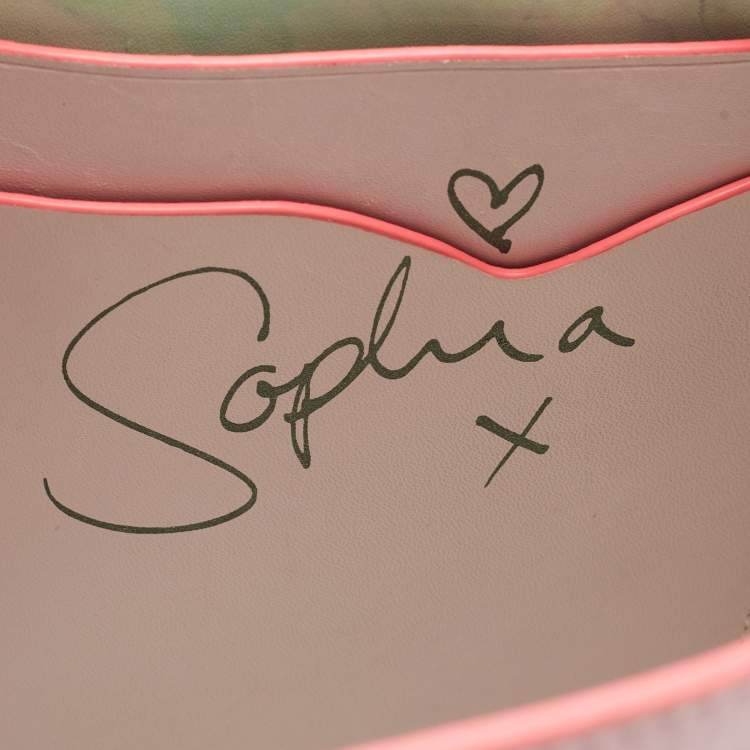 Pre Owned Sophia Webster Pink Leather Romy Drawstring Bucket Bag