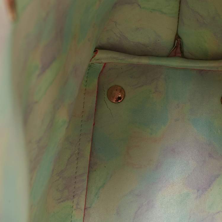 Pre Owned Sophia Webster Pink Leather Romy Drawstring Bucket Bag